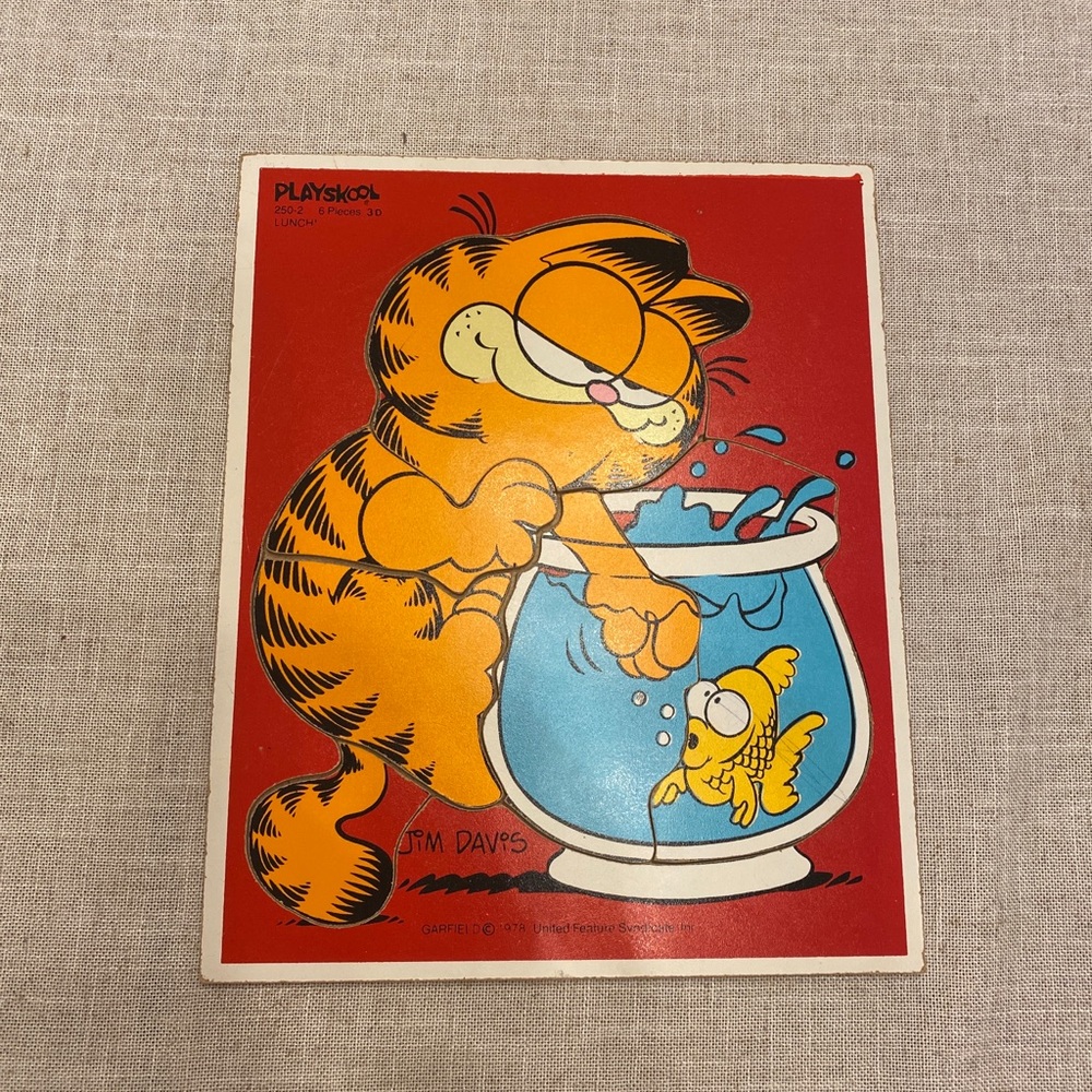 Vintage wooden puzzle